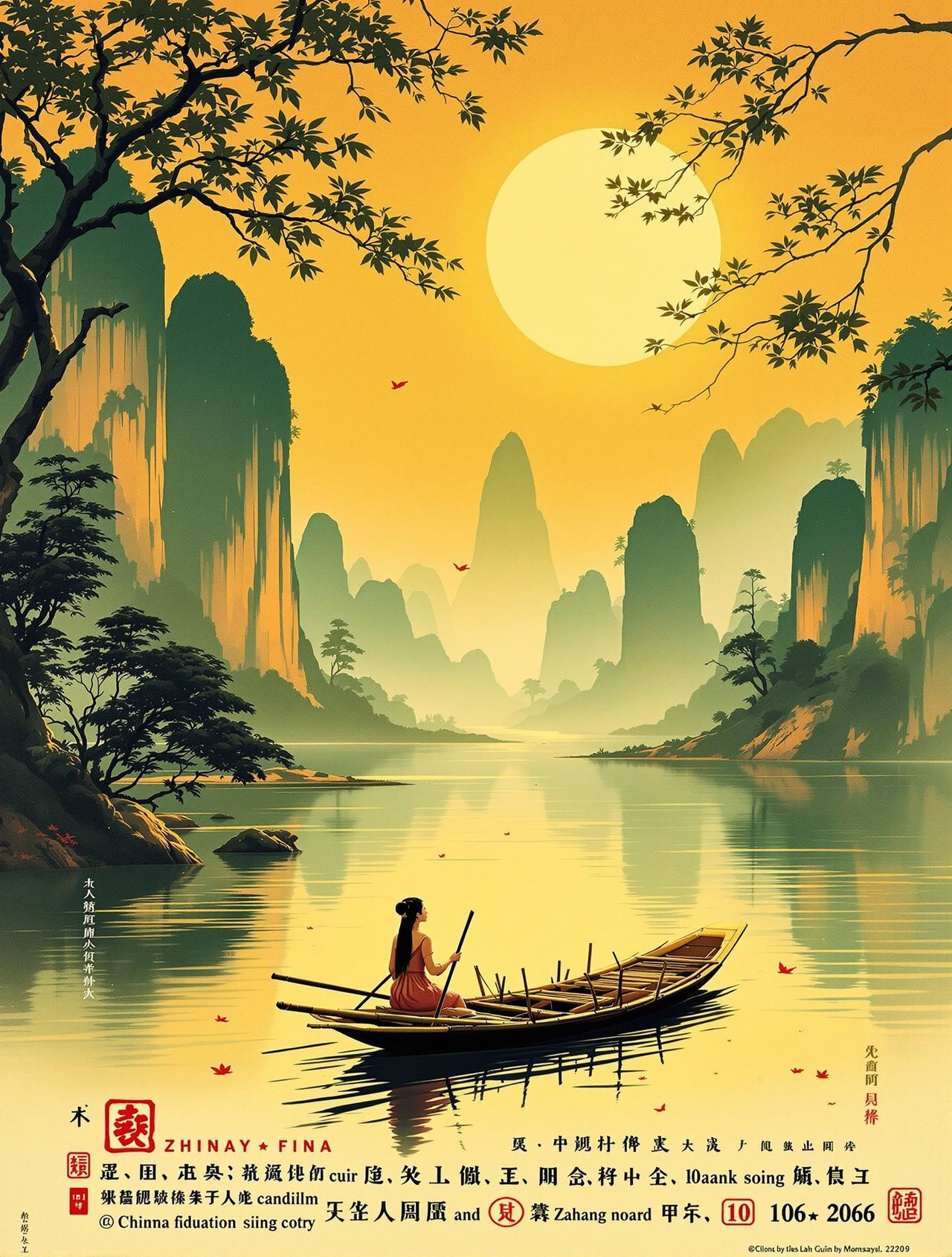 刘三姐 - Liu Sanjie 复古胶片影视海报